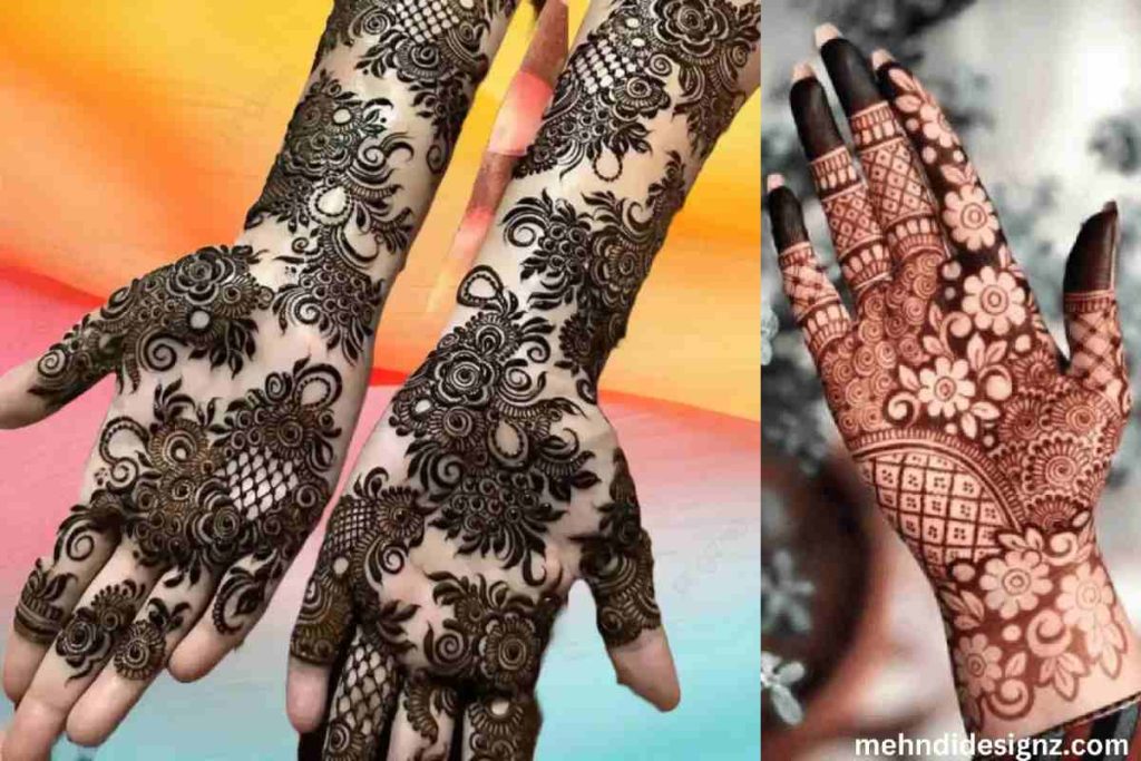 Bail Royal Front Hand Mehndi Design